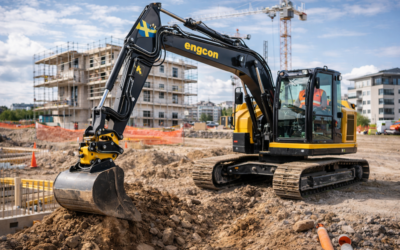 Byggmaskiner som är utvecklade i Sverige